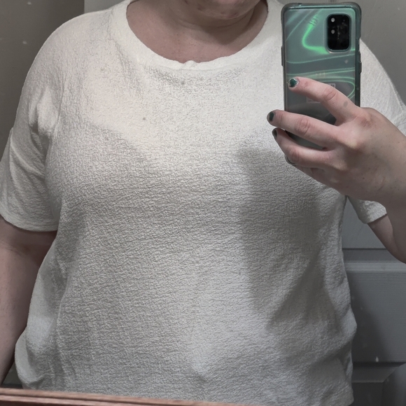 🤩BOGOFREE🤩 LOFT Textured Dolman Cropped Tee - Picture 7 of 7